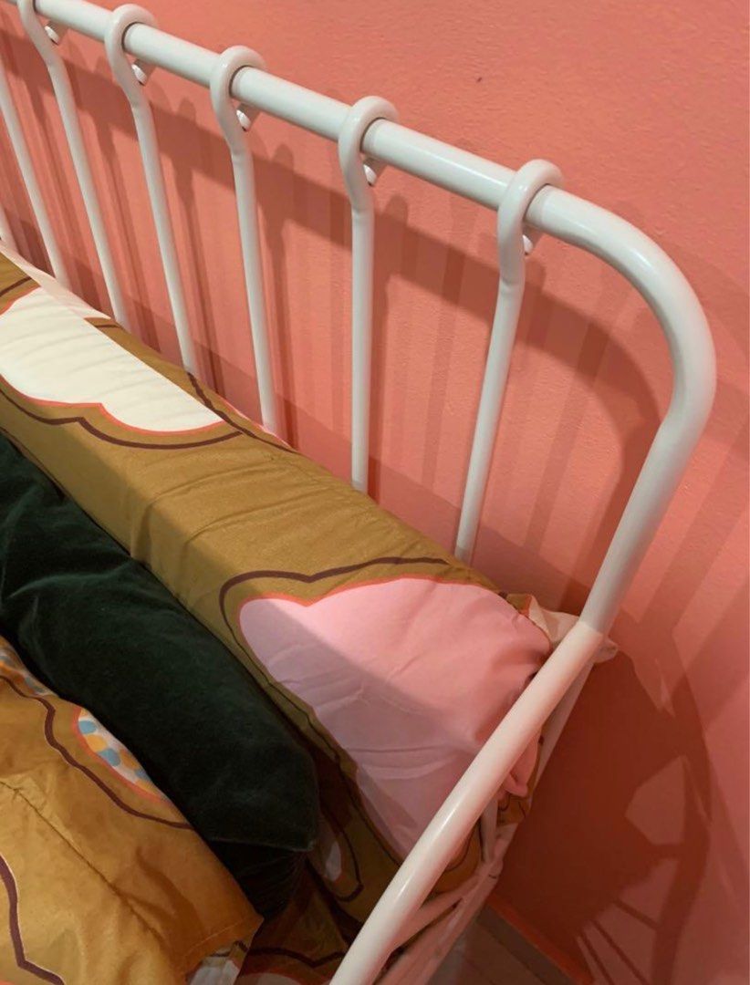 MINNEN ikea bed frame and mattress, Babies & Kids, Baby Nursery & Kids