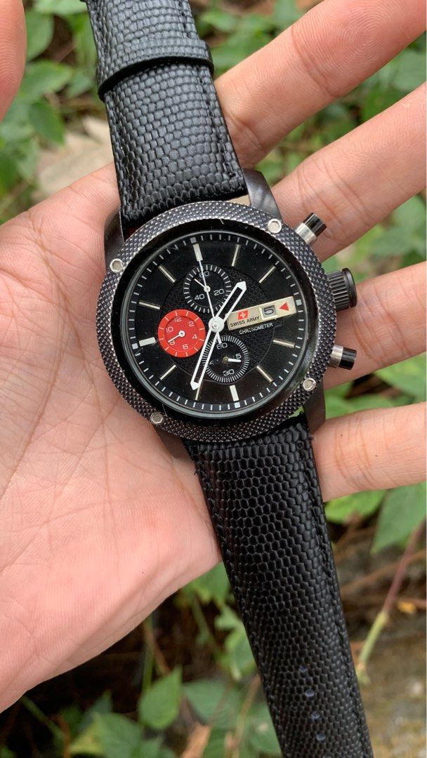 Jam tangan hotsell swiss army chronograph