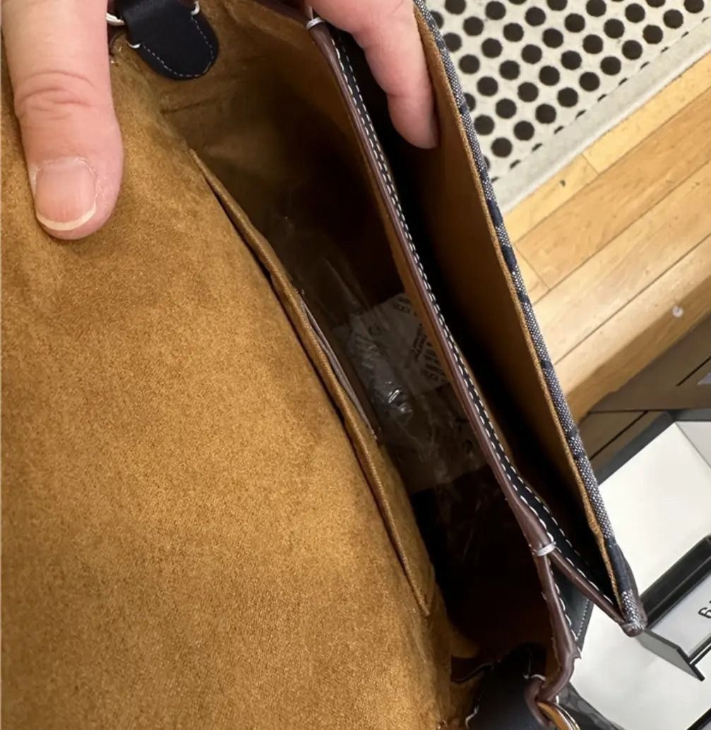 COACH Denim Morgan Saddle Bag