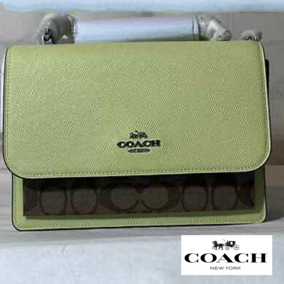 New Coach Original Special Lime Green Collection KLARE CROSSBODY
