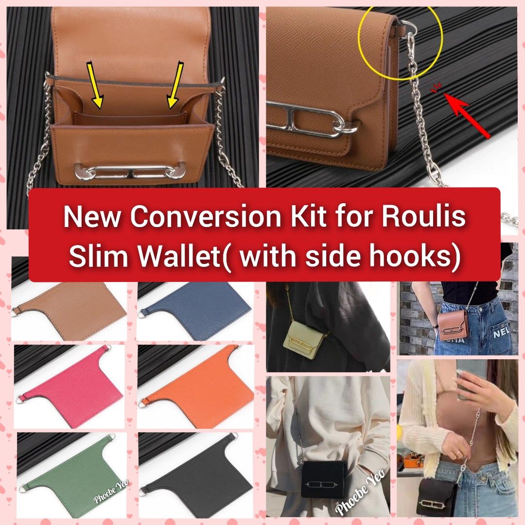 New Conversion Kit for Roulis Slim Wallet (with aide hooks), Luxury