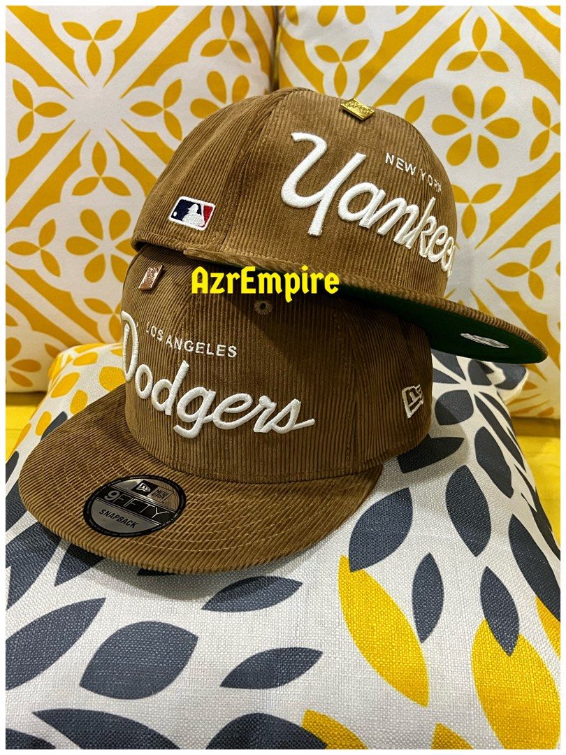 New Era Las Vegas Raiders Corduroy Script 9Fifty Brown Snapback