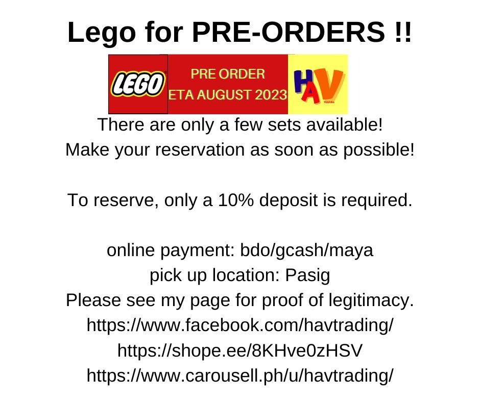 NEW Lego Minecraft for pre order ETA AUGUST 2023, Hobbies & Toys, Toys ...
