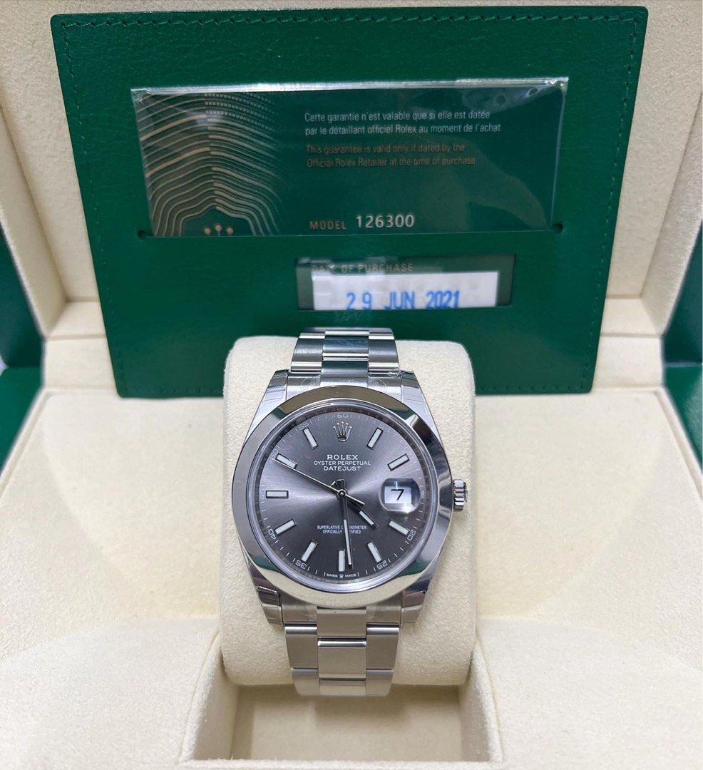 Rolex 126300 2025 rhodium