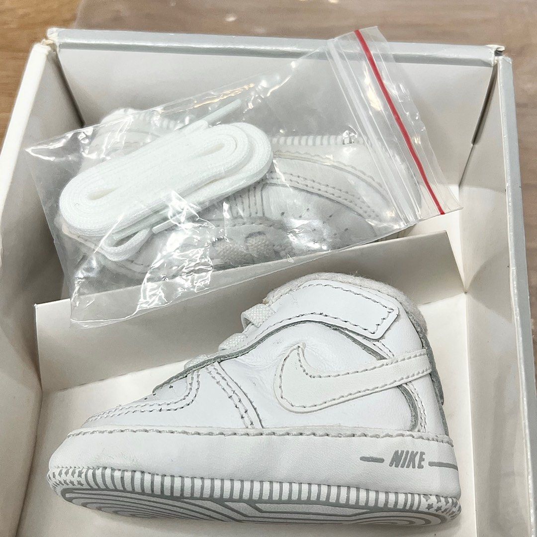 Nike Air Force 1 Infant CB Baby Shoes All White Babies Kids
