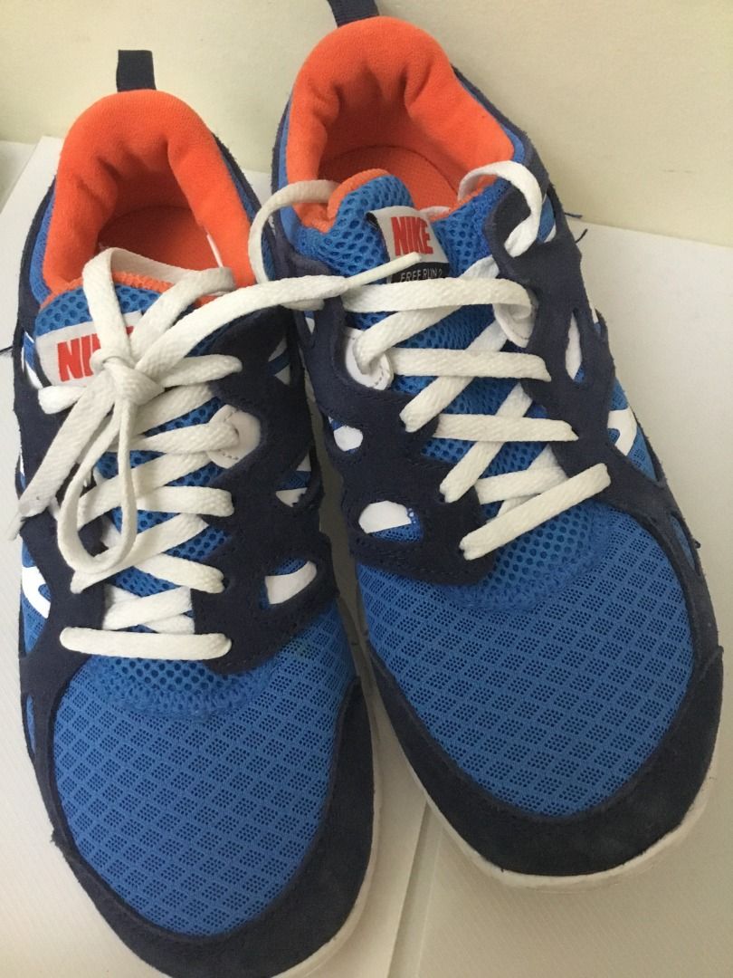 Nike free run 2 womens orange clearance