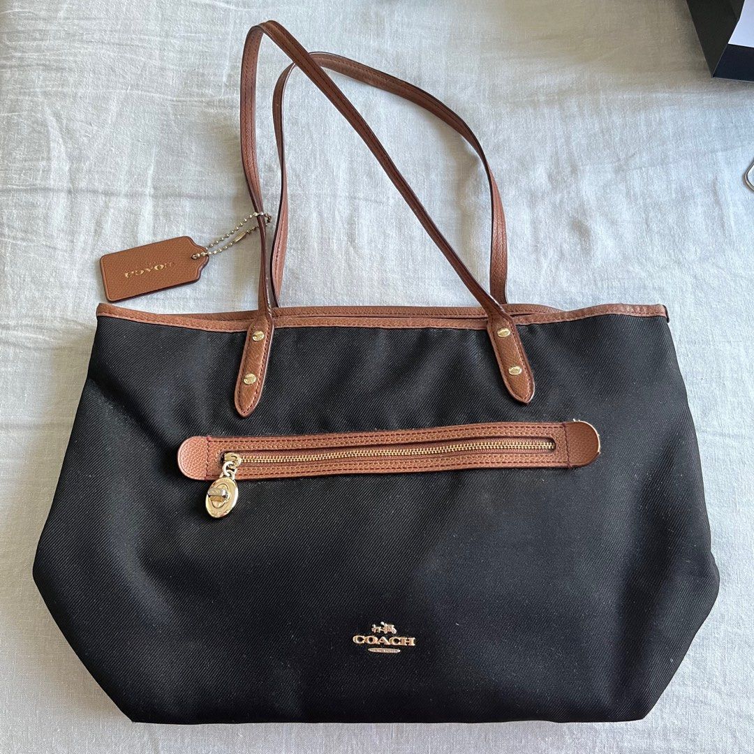 Nylon Coach Tote Bag