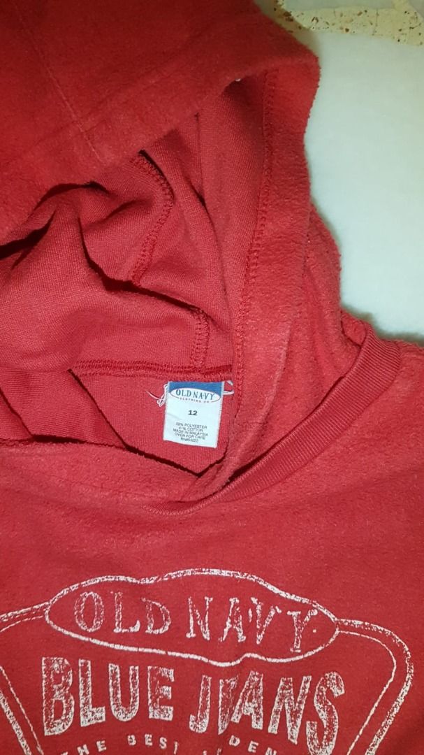 Red hoodie old navy cheap