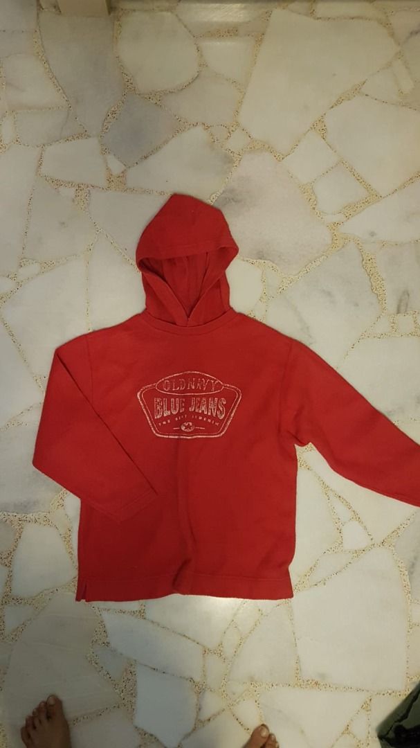 Red old new arrivals navy hoodie