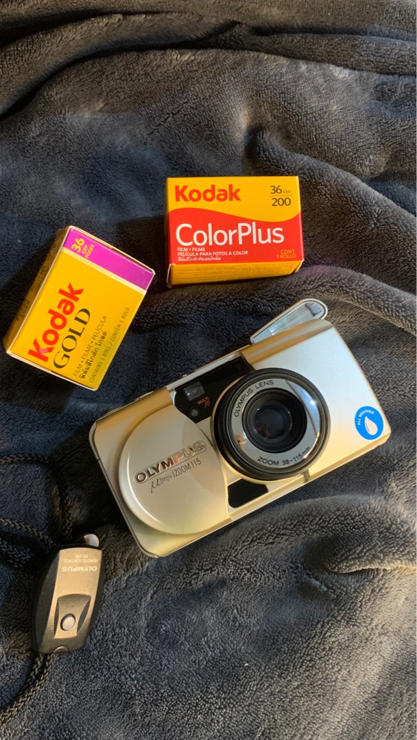 Olympus Mju Zoom 115 (35mm film camera), Photography, Cameras on Carousell