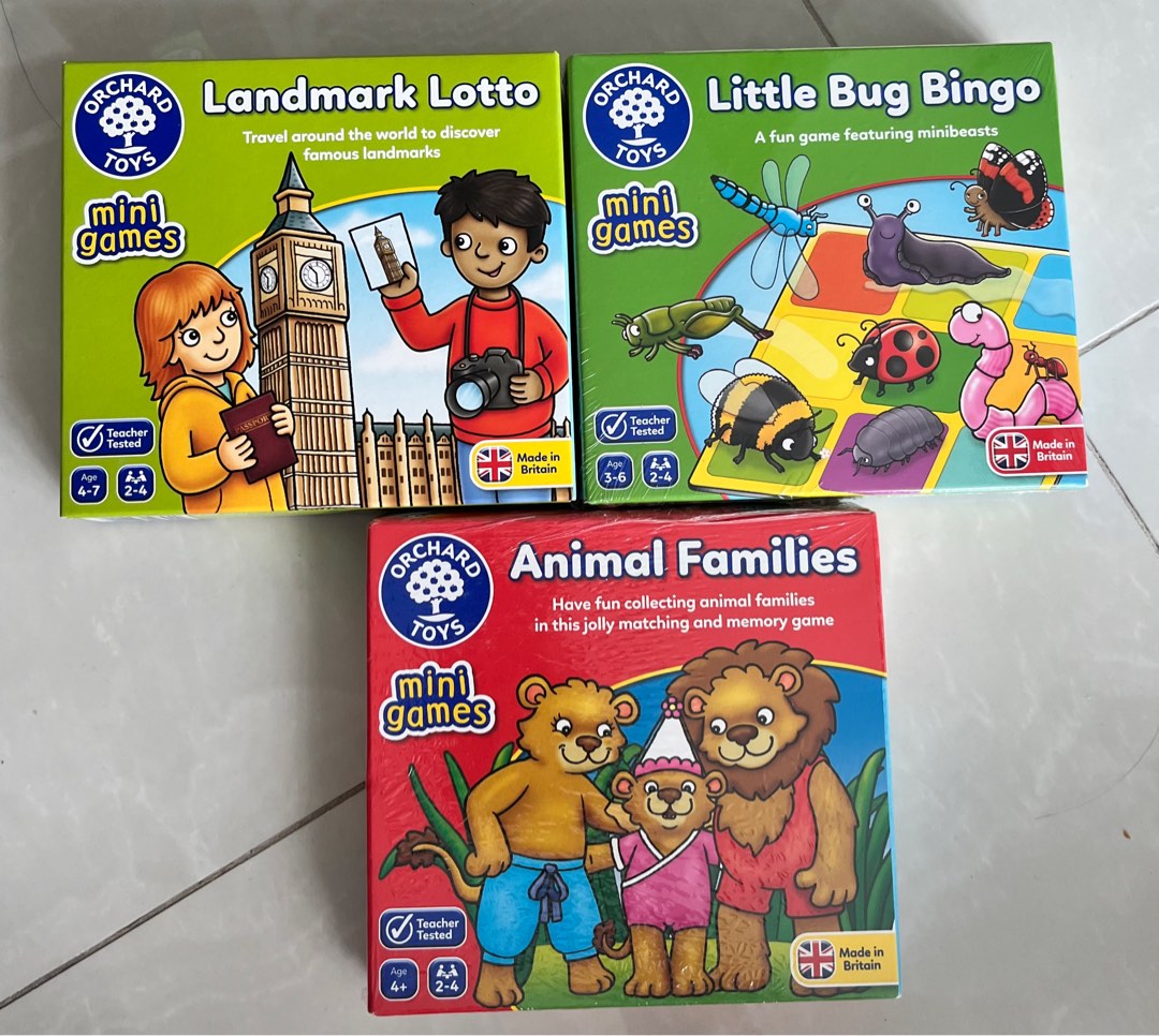 Orchard Toys Mini Games, Hobbies & Toys, Books & Magazines, Children's