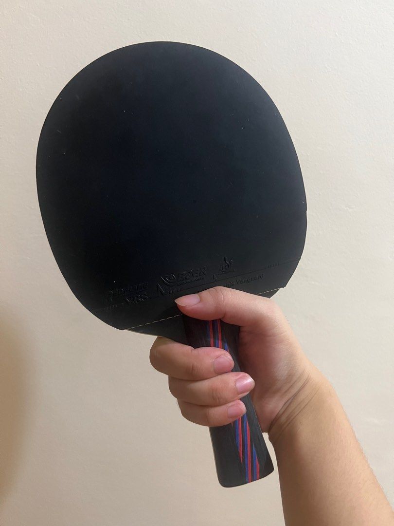 Original Boer Long Handle Table Tennis Racket w/ Case & Balls, Sports