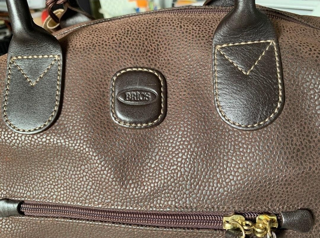 ORIGINAL BRICS LIFE LEATHER CARGO OVERNIGHTER DUFFLE BAG (Category: Tote Bags) located in Cavite. Submitted by 4ckids (Listing ID 1241279271, Image 2). Description: 18" size Used about twice only Bag and sling strap only Very pretty Clean interiors Used the leather hang tag in my other luggage and misplaced it Retails around 32k selling for 8k 7900via bdo or gcash 100php shopee checkout for shipping may do lalamove at buyers expense, item is in c