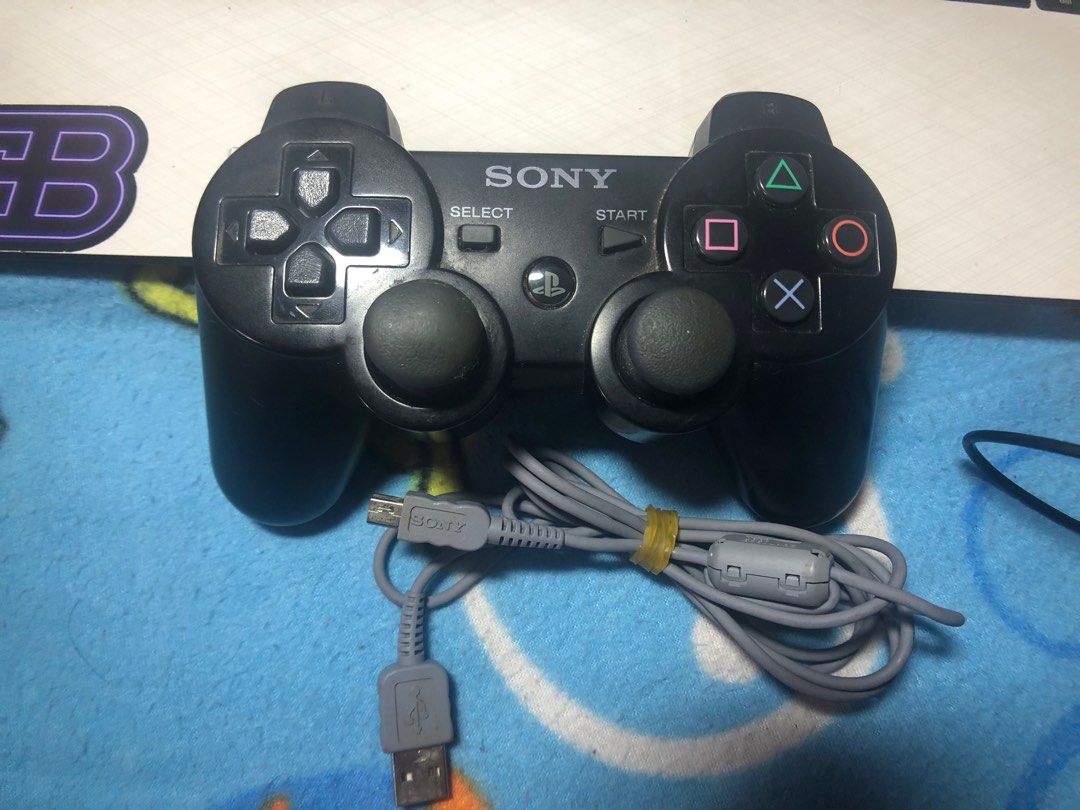 ORIGINAL PS3 Controller With Charging Port, Video Gaming, Gaming Accessories, Controllers on