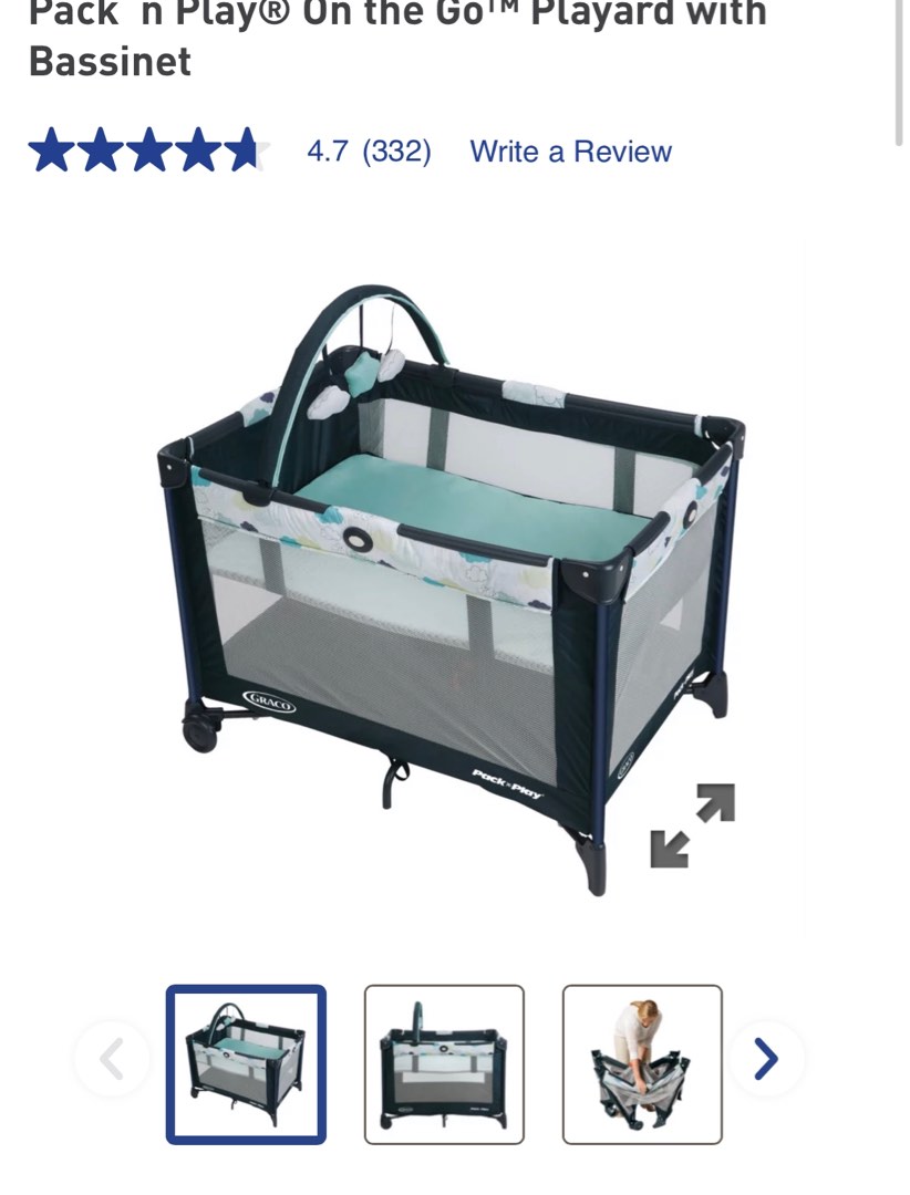 Bassinet in pack n play safe online