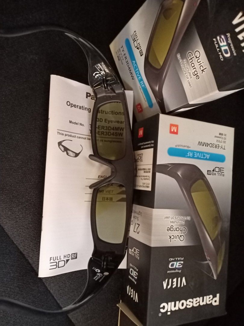Panasonic 3D Glasses, TV & Home Appliances, TV & Entertainment, TV ...