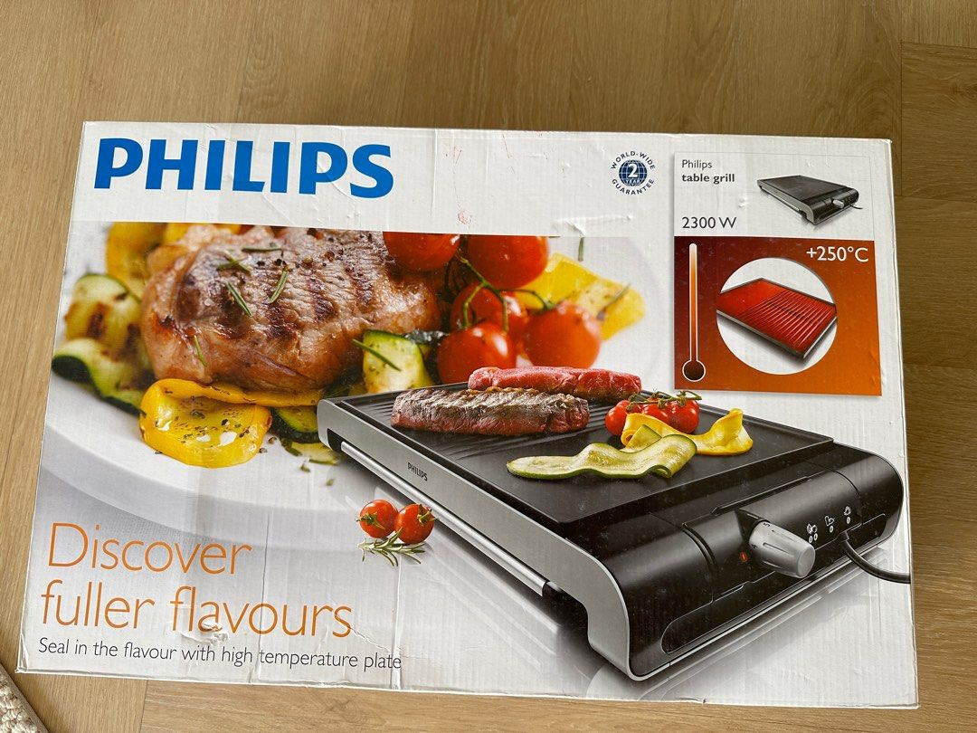 Philips table grill, TV & Home Appliances, Kitchen Appliances, BBQ