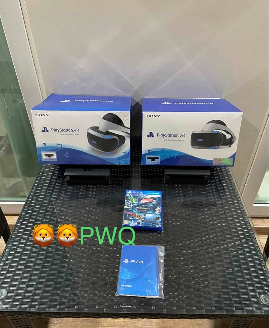 PlayStation VR PSVR Full Head Set Gen 2 PS Camera for PS4