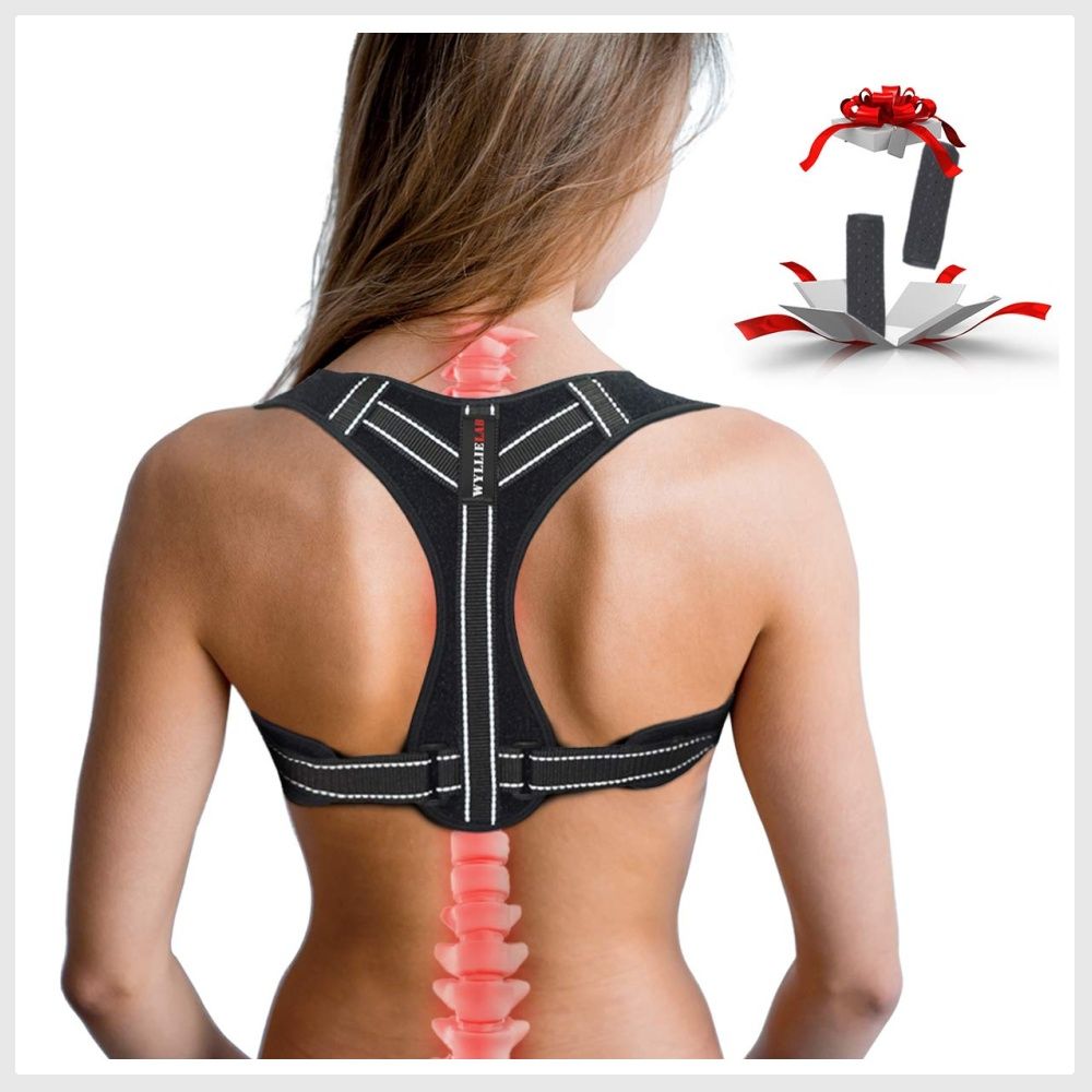 Women Cross Back Posture Corrector Adjustable Chest Brace Support