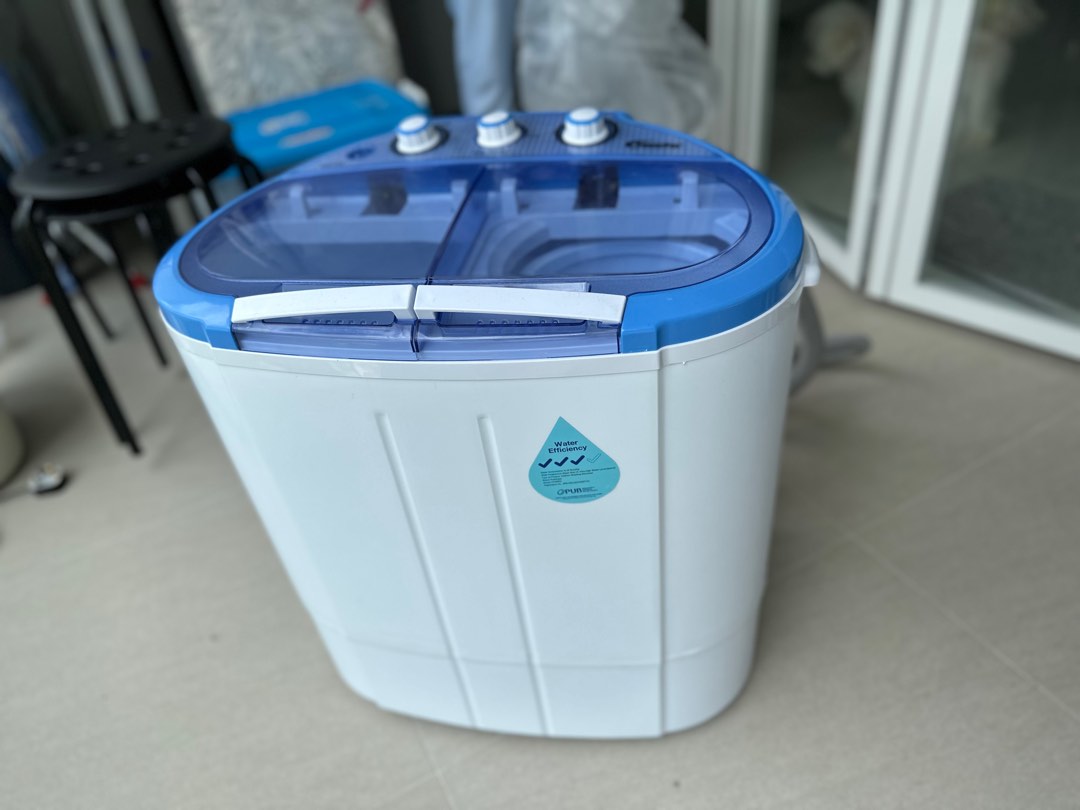 PowerPac 2in1 Mini Washing Machine Wash & Fast Spin Laundry (PPW920