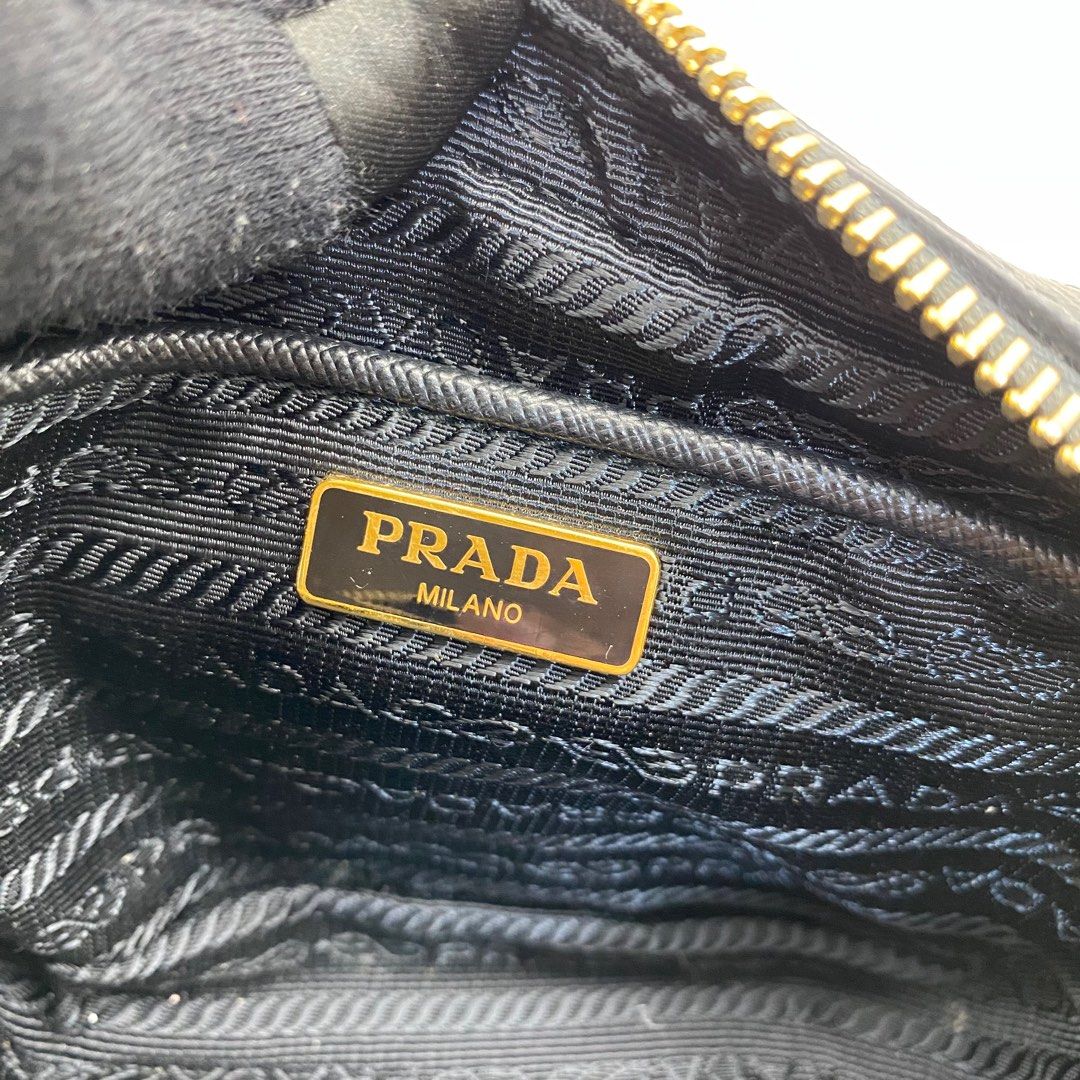 Prada Camera Bag Black, Luxury, Bags & Wallets on Carousell