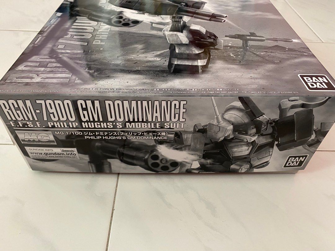 Premium Bandai P Bandai MG GM Dominance Philip Hughs 1/100, Hobbies  Toys,  Toys  Games on Carousell