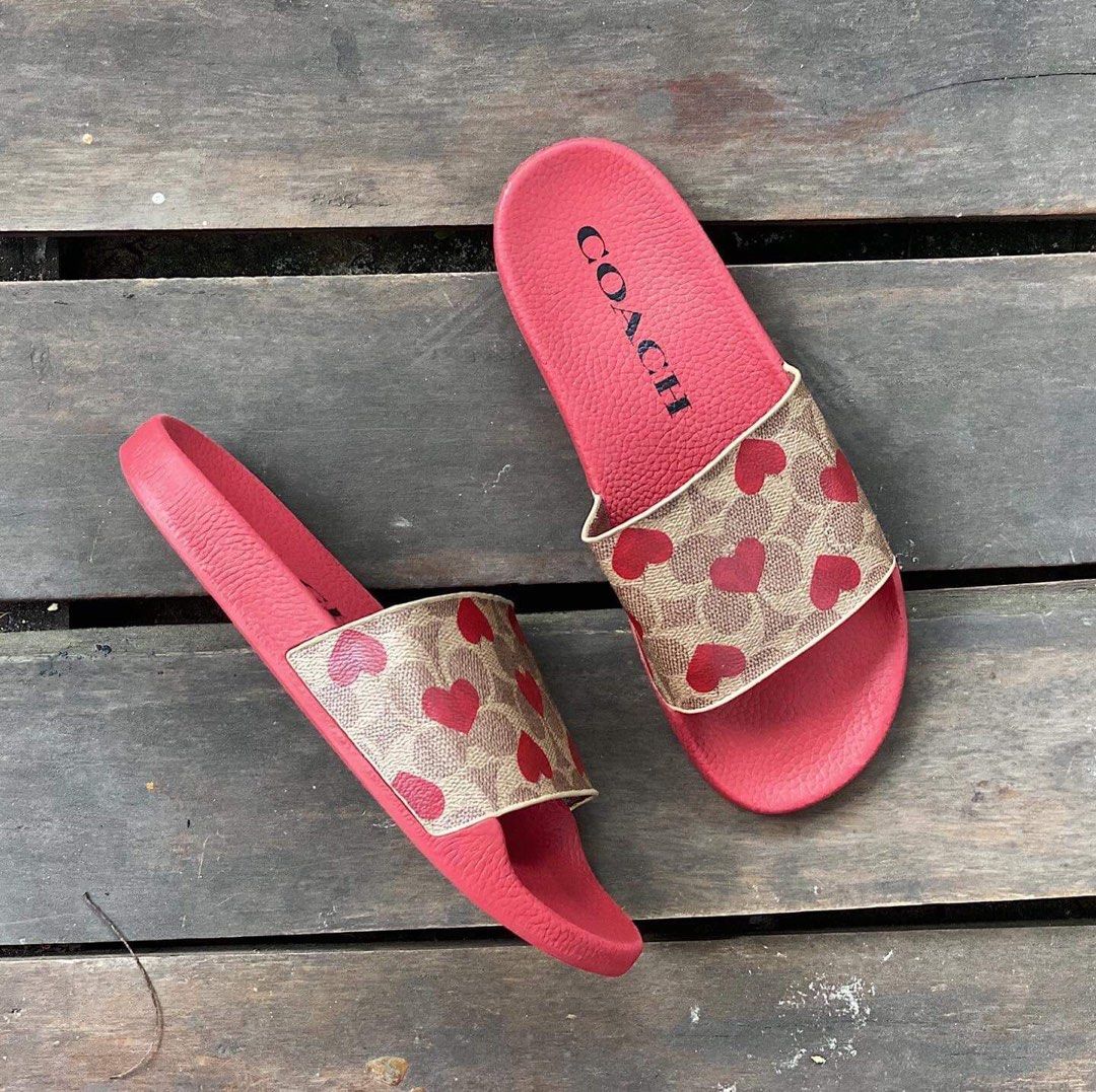 Coach discount floral sandals