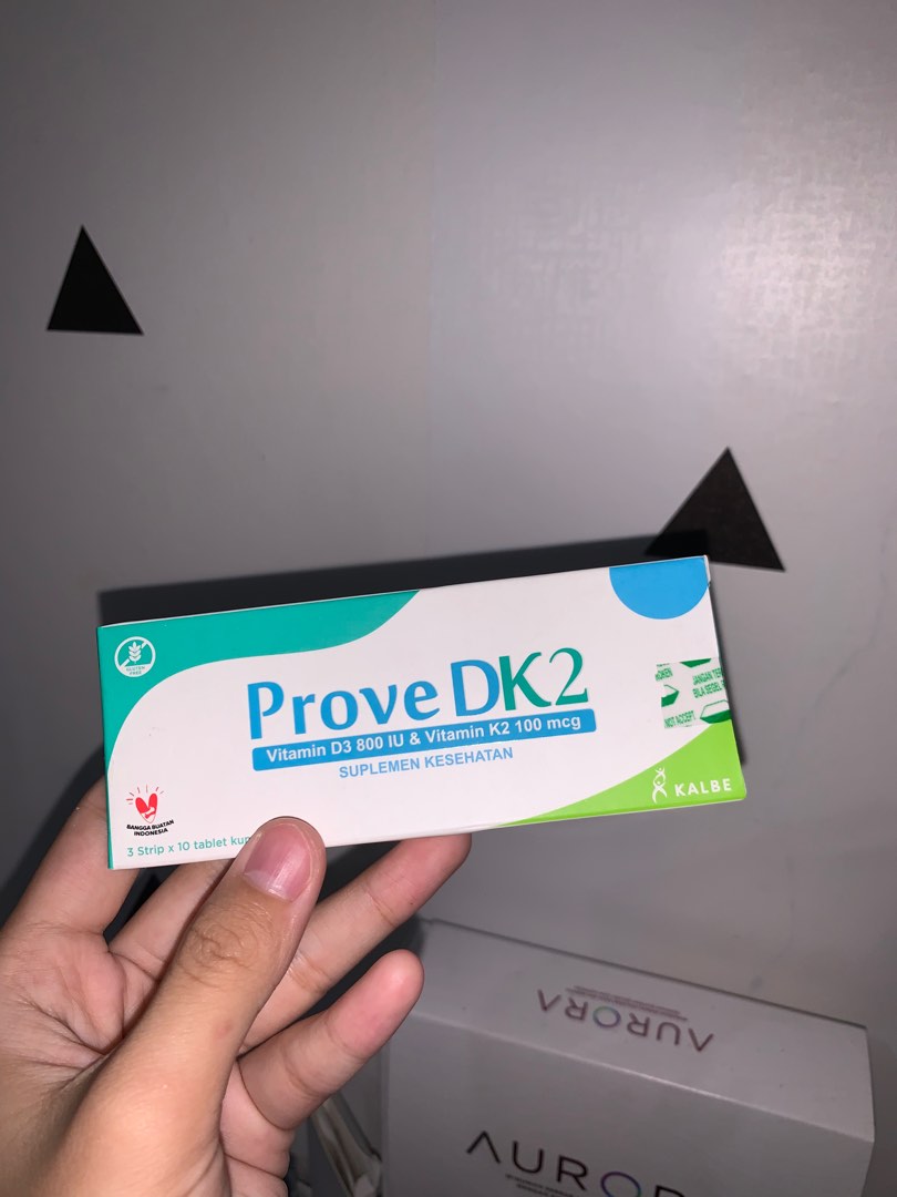 Prove DK2 Vitamin D3 800 IU & Vit. K2 100 mcg, Kesehatan & Kecantikan