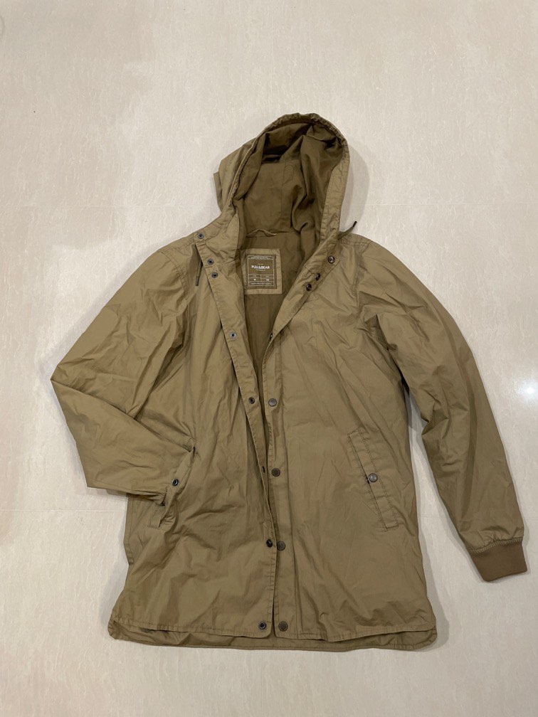 Pull and bear parka jacket cheap