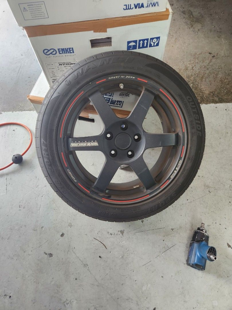 Rays original 17inch time attack, Car Accessories, Tyres & Rims on