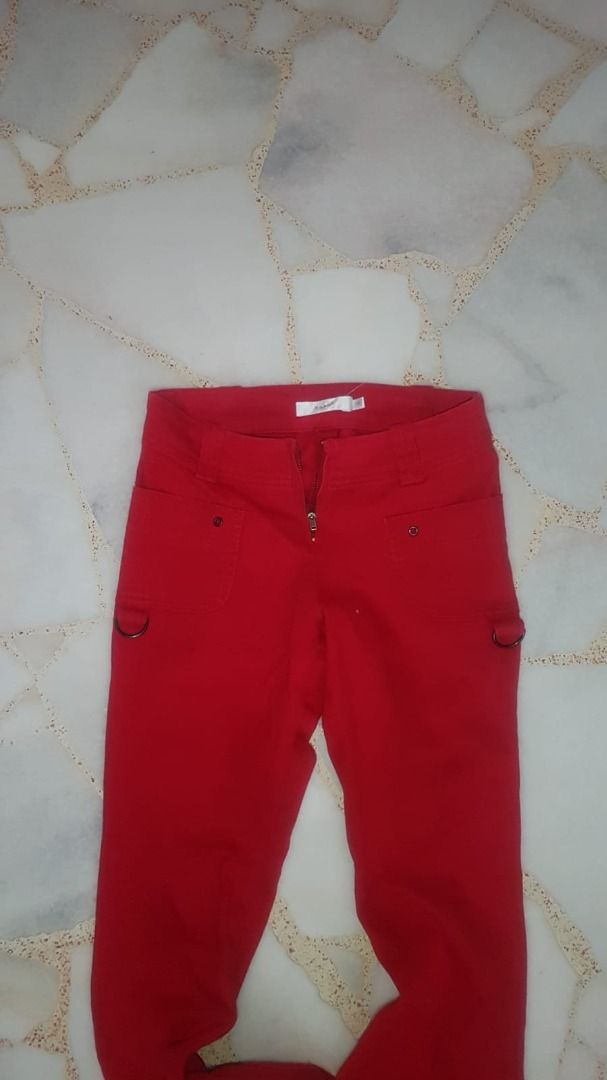 Unique Red Skinny Jeans