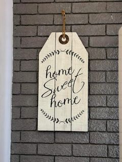 Retro Vintage Cottage Farmhouse Wall Decor Wooden Signage 23.5" — Home Sweet Home