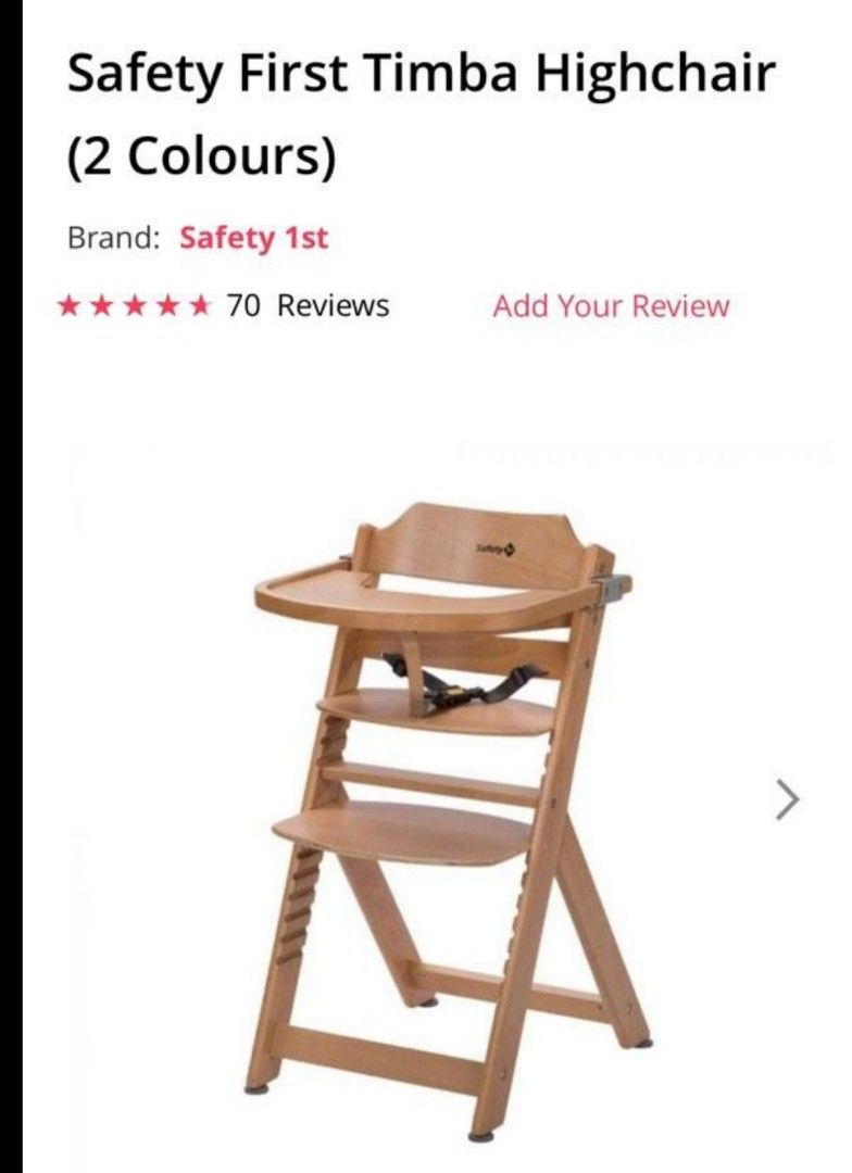 Safety 1st timba highchair review 2025