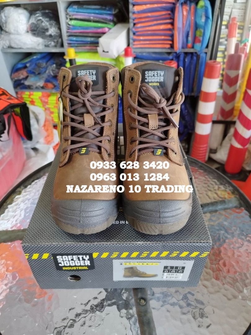 Safety Jogger Safety Shoes with Steel toe DAKAR BROWN on Carousell