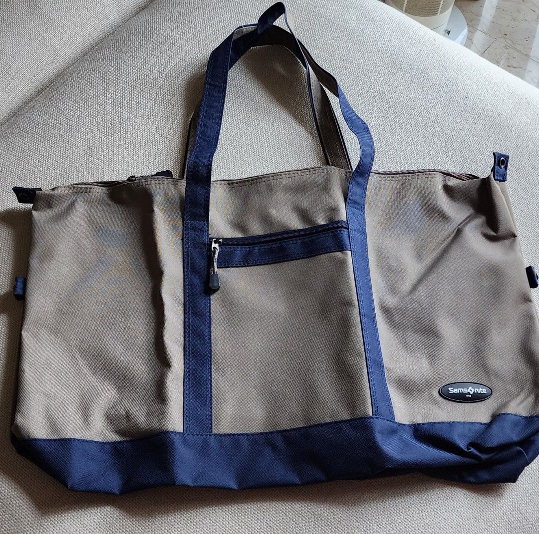 Samsonite Foldable Duffle Bag, Luxury, Bags & Wallets on Carousell