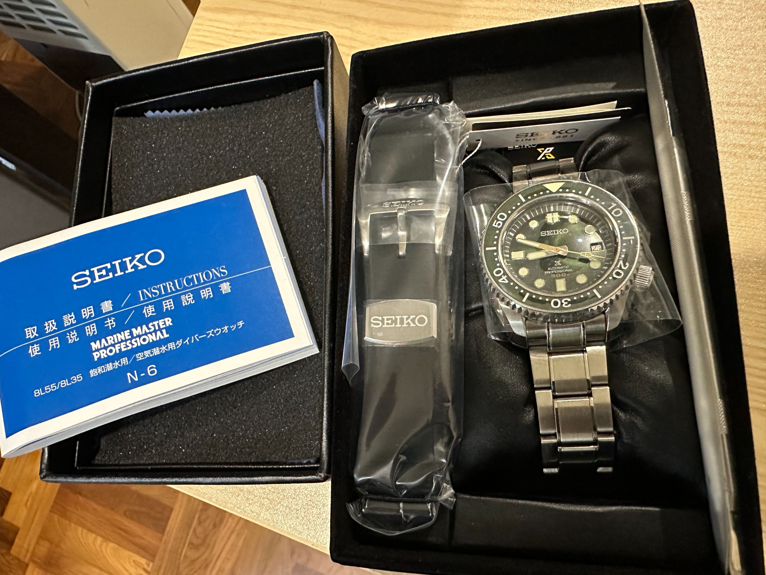 Seiko Marine Master SLA019 Forest green 1968 Automatic diver limited edition