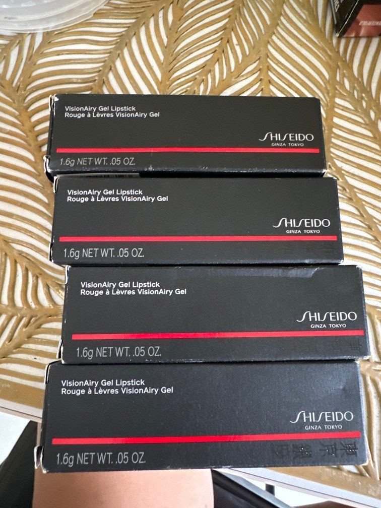 Shiseido Visionary Gel lipstick (Category: Makeup) located in Marikina City. Submitted by chummybub (Listing ID 1241228434, Image 2). Description: SRP 38 USD 💯 authentic from US Buy 1 for 1250 Get all 3 for 3000.