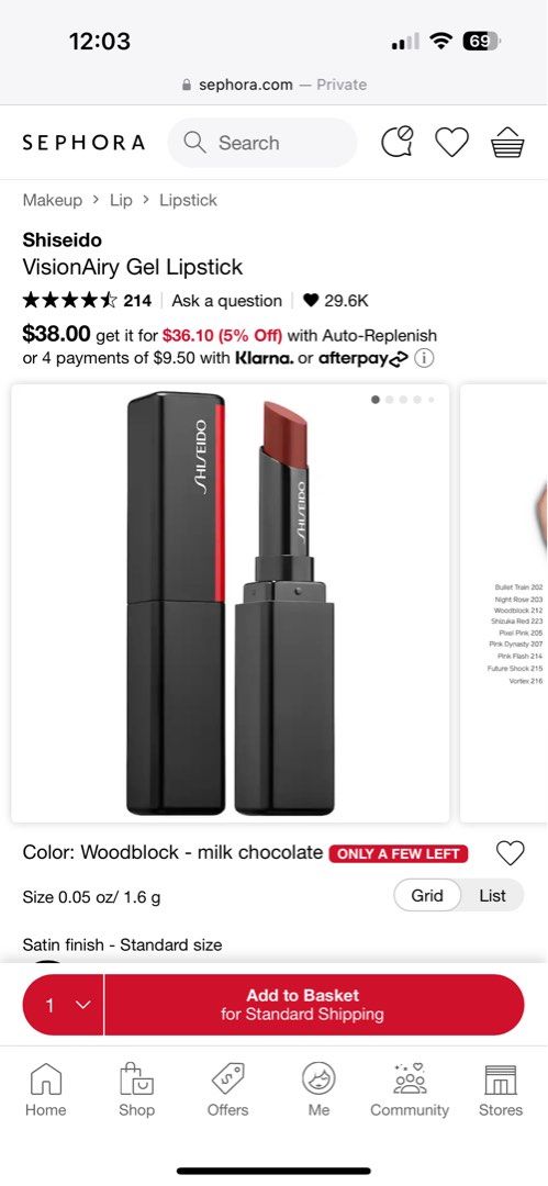 Shiseido Visionary Gel lipstick (Category: Makeup) located in Marikina City. Submitted by chummybub (Listing ID 1241228434, Image 1). Description: SRP 38 USD 💯 authentic from US Buy 1 for 1250 Get all 3 for 3000.