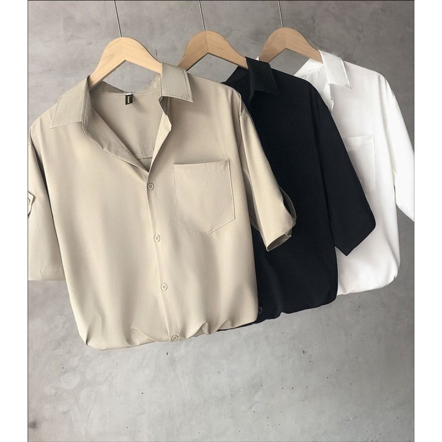 Casual short sleeve mens shirts store