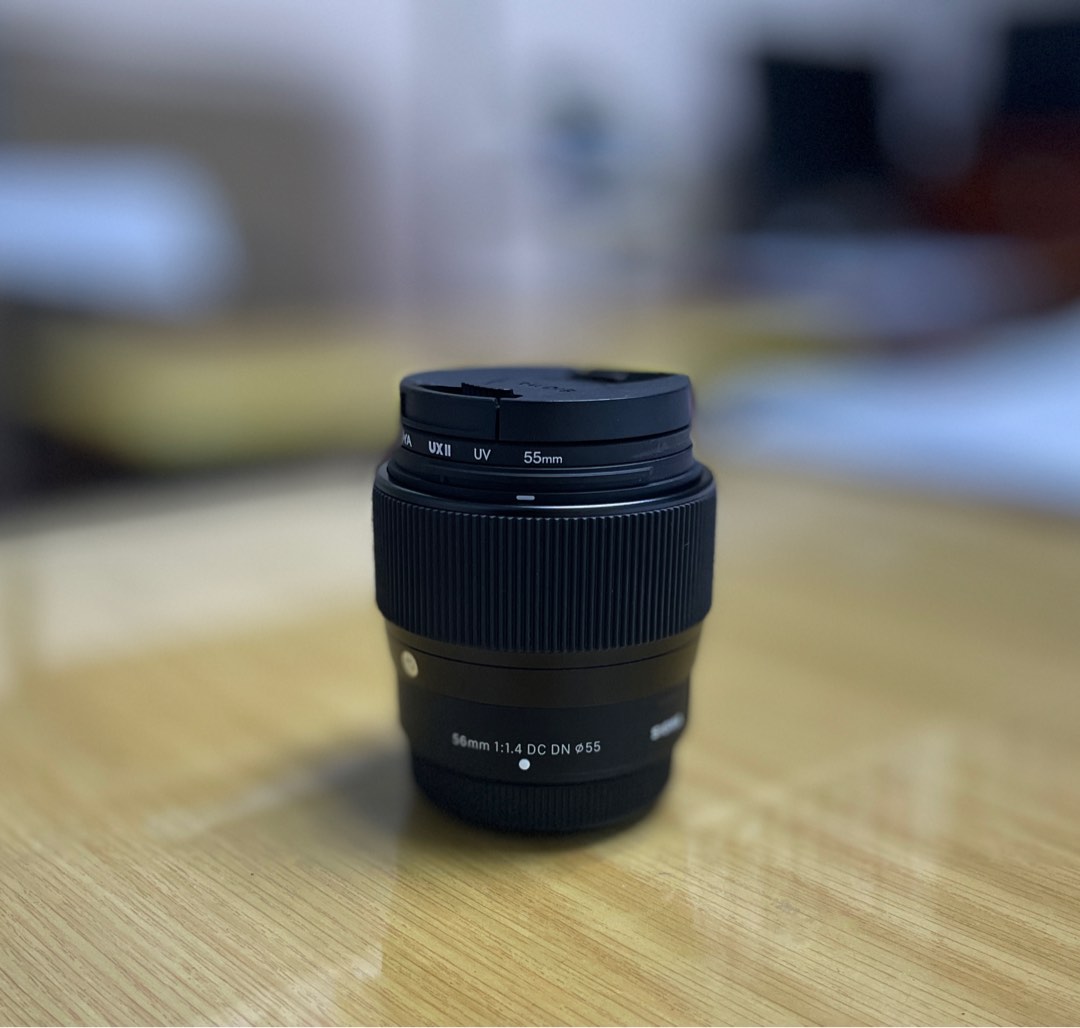 Sigma 56mm f1.4 (Fuji X Mount) with UV Filter FREE Dry Box, Photography