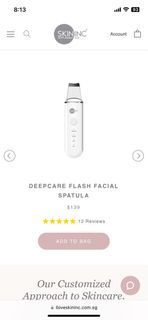 Skin inc facial spatula device
