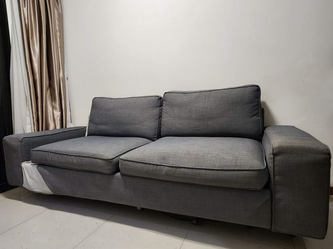 Sofa Ikea KIVIK 3.5 seat self pick up Furniture Home Living