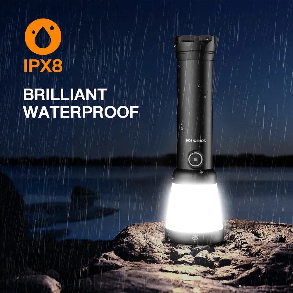 Sofirn SC03 2000lm 508m 2in1 Multipurpose 21700 Flashlight Lantern