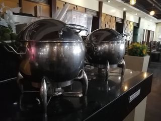 Stainless Steel Round Chafing Dish Food Warmer For Sale