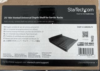 Star tech - 16in vented shelf for sever rack