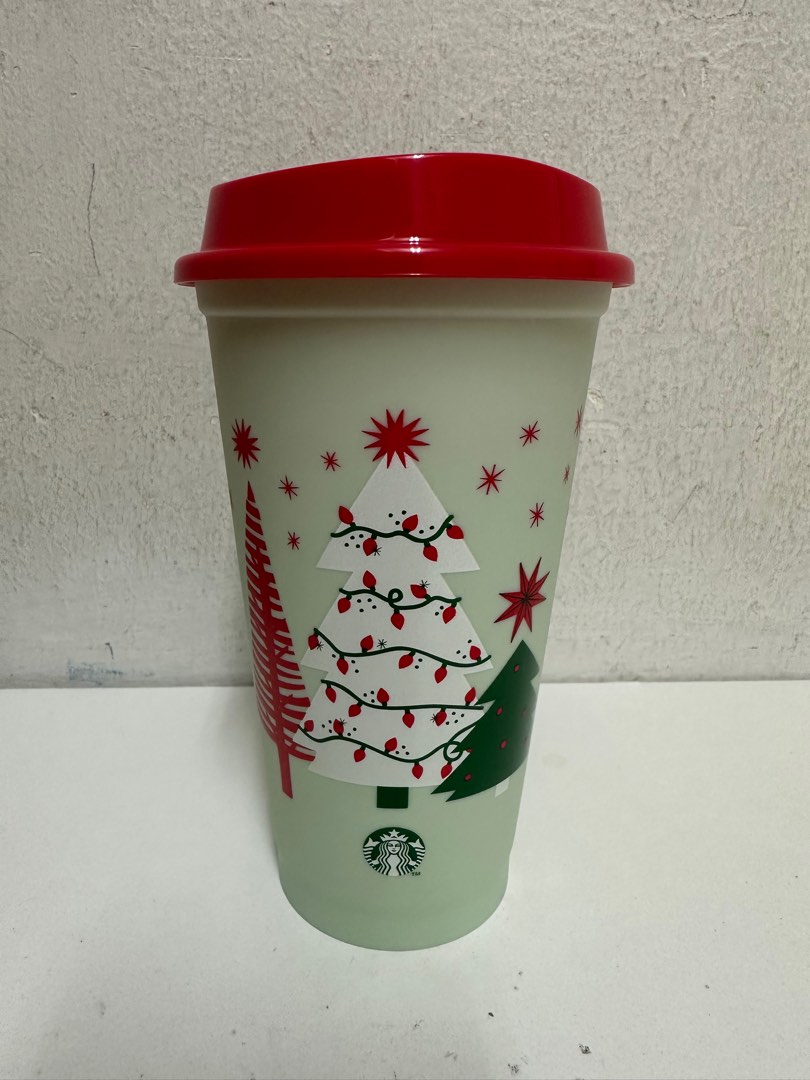 Starbucks Christmas Cup (16oz 473ml), Furniture & Home Living