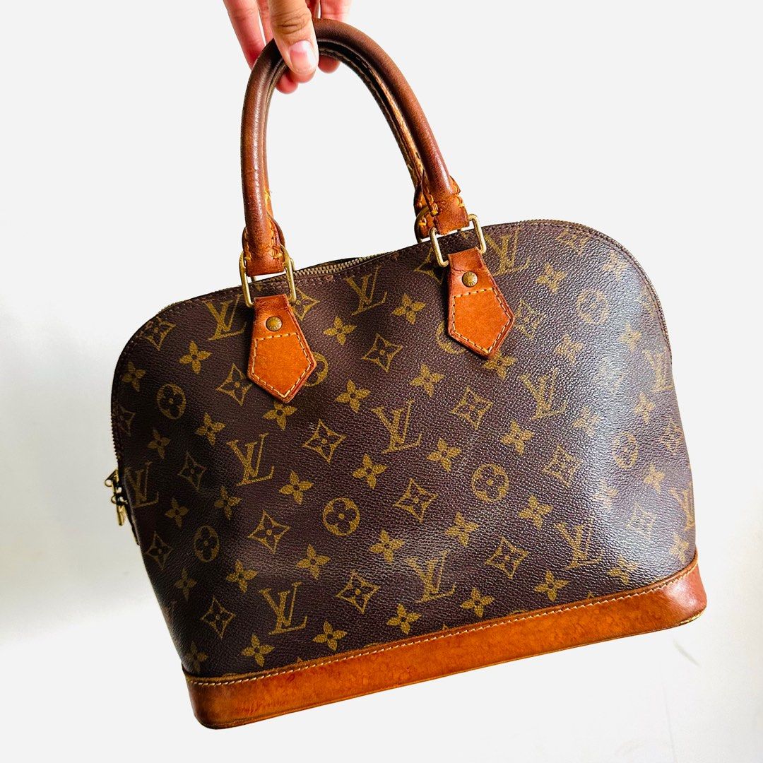 Louis Vuitton Vintage Monogram Canvas Alma PM Top Handle Bag