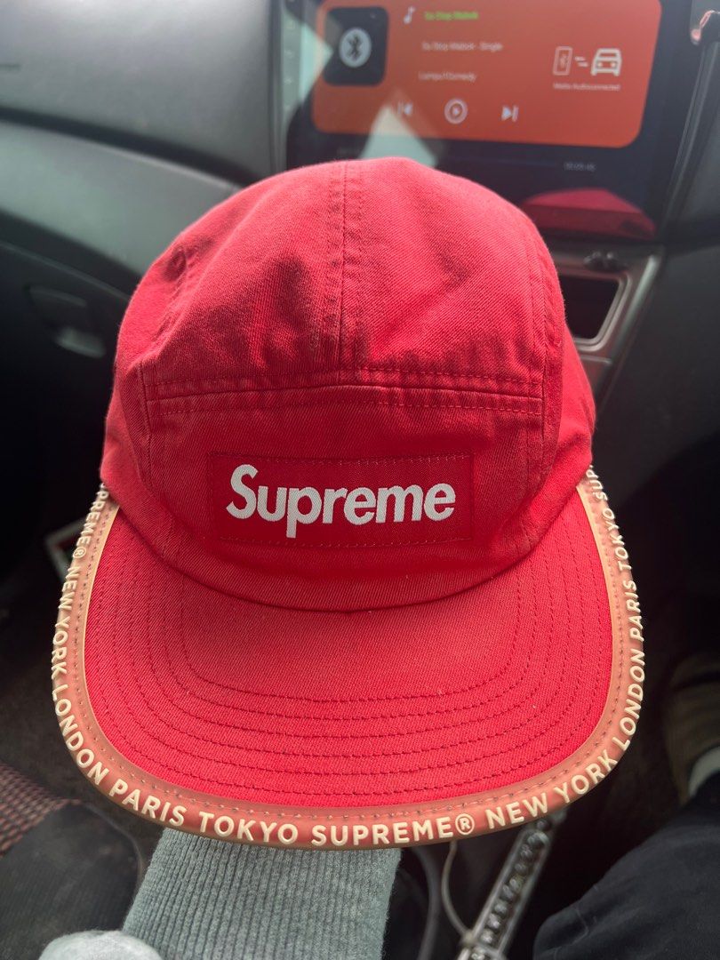 ❌SOLD ❌Supreme Worldwide Visor Tape Camp Cap, Men's Fashion