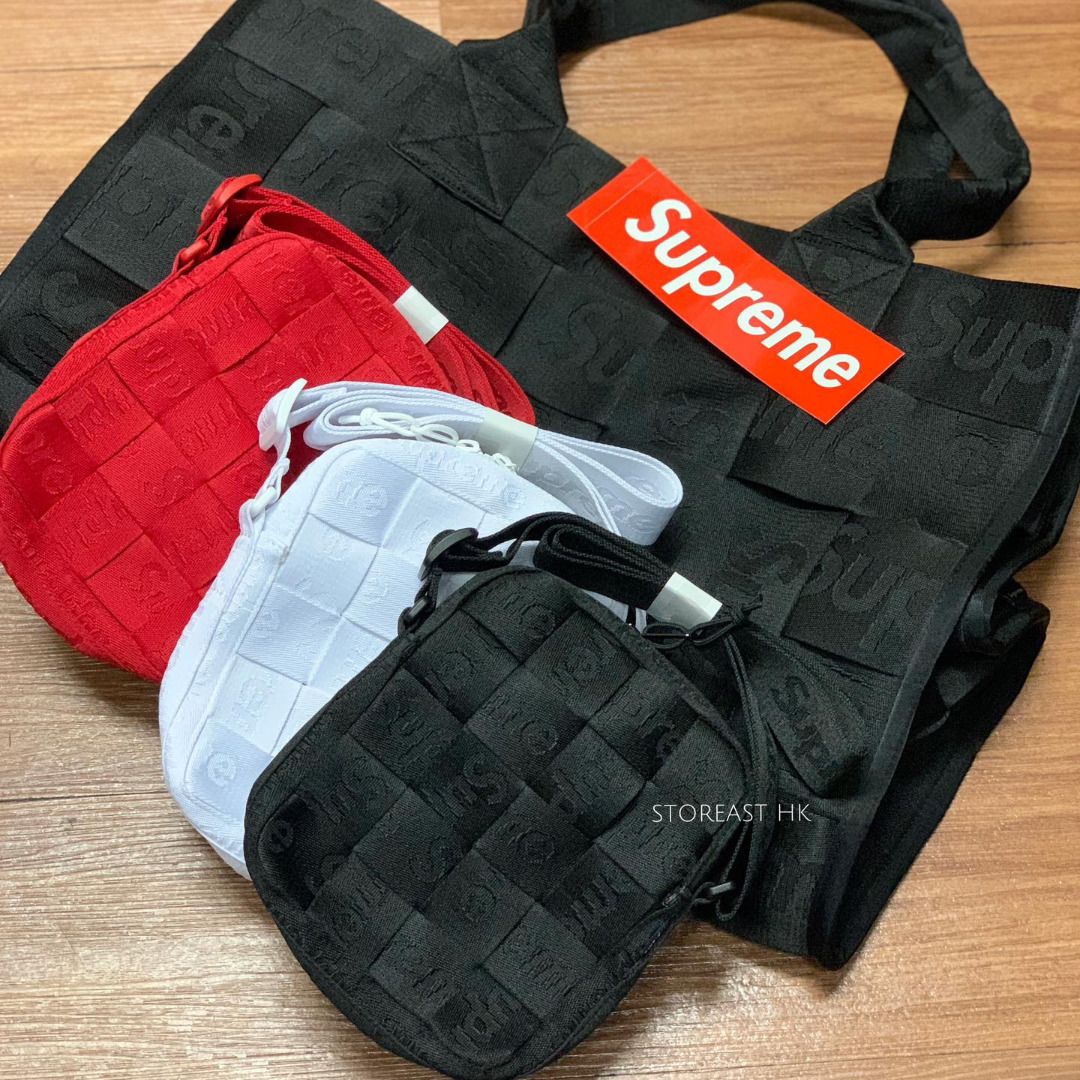 Supreme Woven Shoulder Bag 'Red' - SS23B28 RED