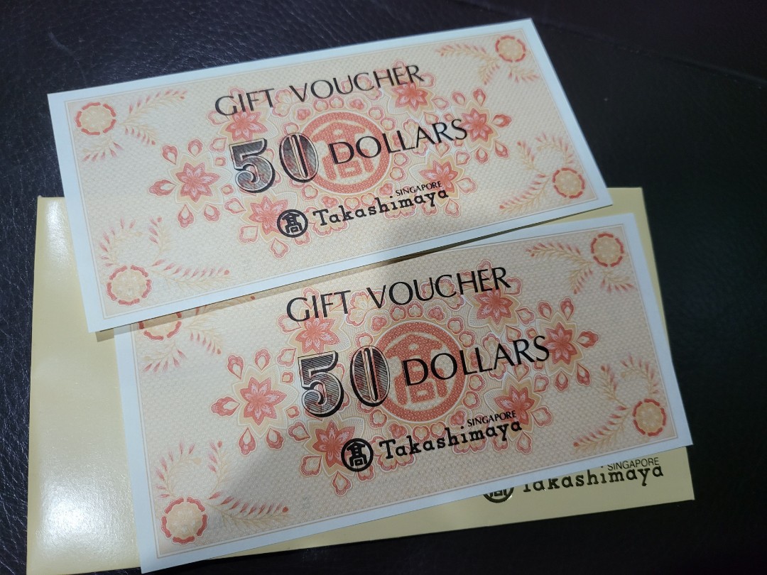 Taka Voucher $100, Tickets & Vouchers, Vouchers on Carousell